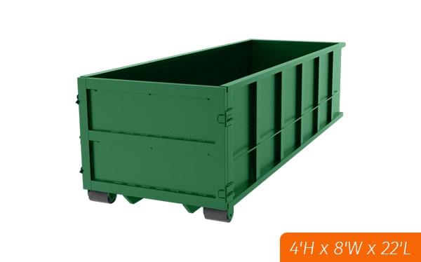 the weight limit for twenty-yard dumpsters is usually between 2 and 3 tons